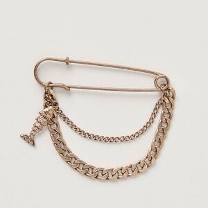 Free People Brass Fish Pin